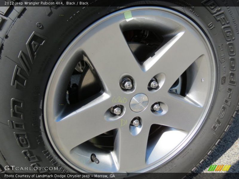 Black / Black 2012 Jeep Wrangler Rubicon 4X4