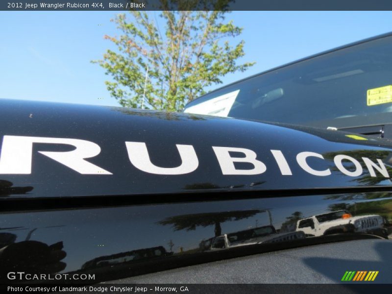 Black / Black 2012 Jeep Wrangler Rubicon 4X4