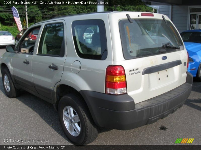 Gold Ash Metallic / Medium/Dark Pebble Beige 2005 Ford Escape XLS