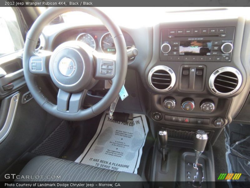 Black / Black 2012 Jeep Wrangler Rubicon 4X4