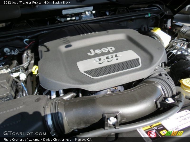 Black / Black 2012 Jeep Wrangler Rubicon 4X4