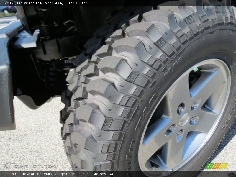 Black / Black 2012 Jeep Wrangler Rubicon 4X4