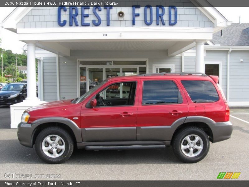 Redfire Metallic / Dark Flint Gray 2006 Mazda Tribute s 4WD