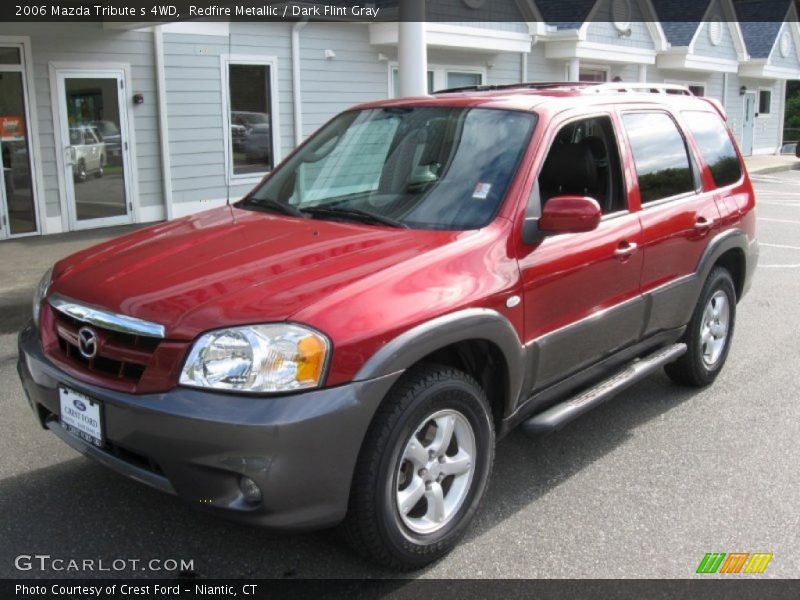 Redfire Metallic / Dark Flint Gray 2006 Mazda Tribute s 4WD