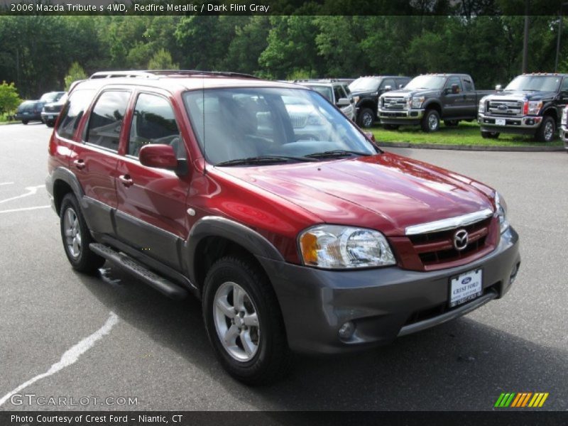 Redfire Metallic / Dark Flint Gray 2006 Mazda Tribute s 4WD