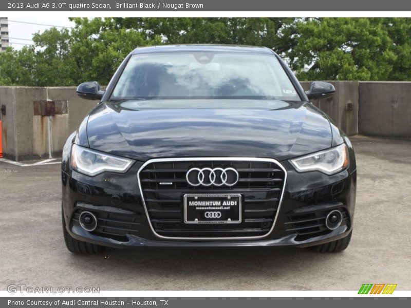 Brilliant Black / Nougat Brown 2013 Audi A6 3.0T quattro Sedan