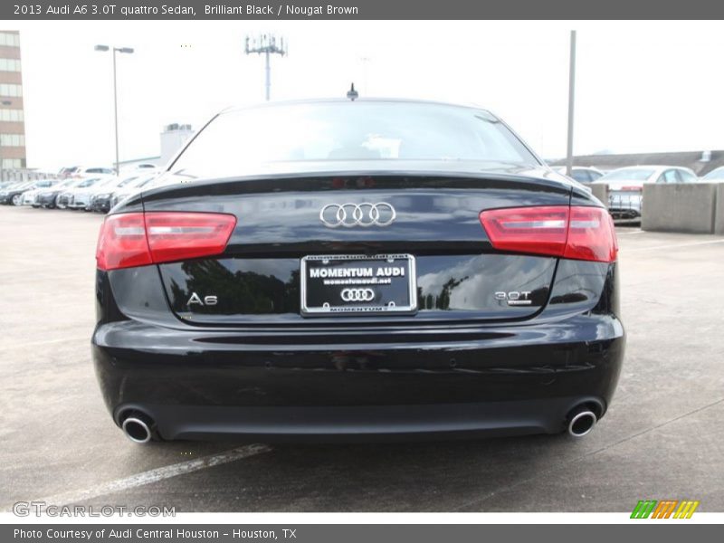 Brilliant Black / Nougat Brown 2013 Audi A6 3.0T quattro Sedan