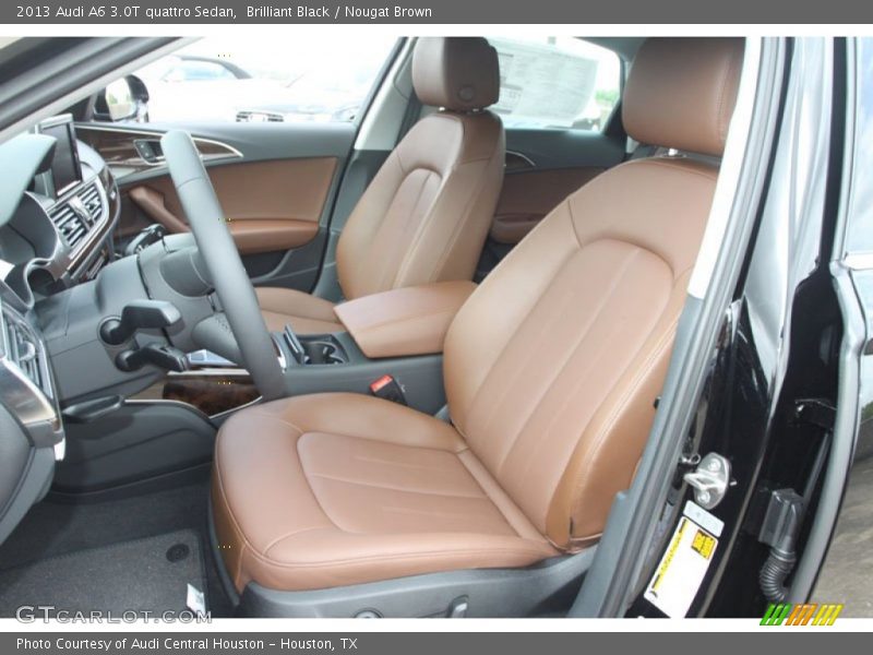 Front Seat of 2013 A6 3.0T quattro Sedan