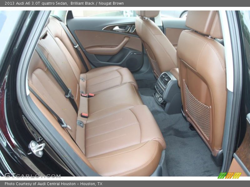 Rear Seat of 2013 A6 3.0T quattro Sedan