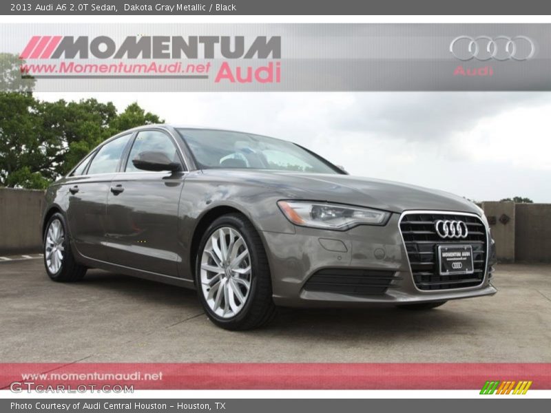 Dakota Gray Metallic / Black 2013 Audi A6 2.0T Sedan