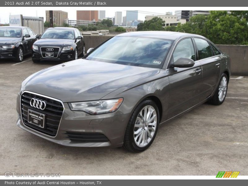 Dakota Gray Metallic / Black 2013 Audi A6 2.0T Sedan