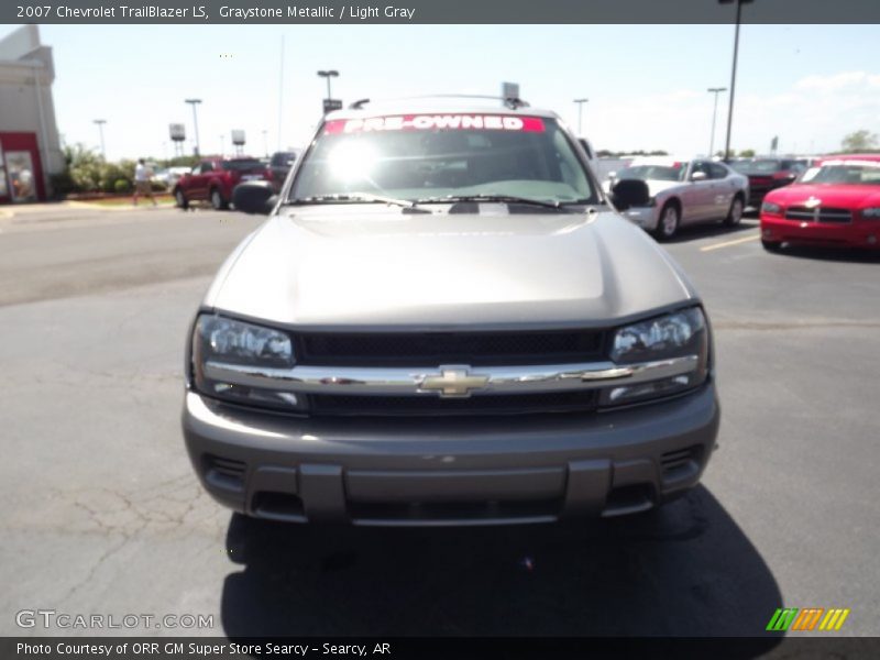 Graystone Metallic / Light Gray 2007 Chevrolet TrailBlazer LS
