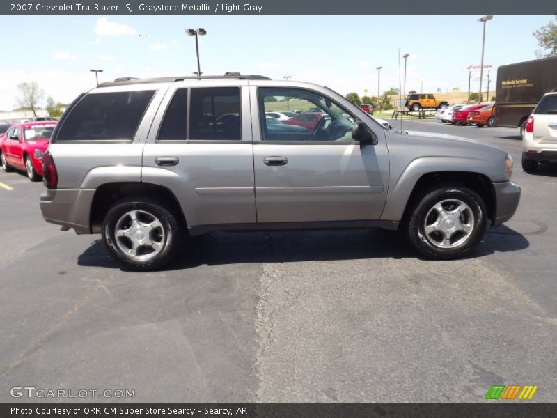 Graystone Metallic / Light Gray 2007 Chevrolet TrailBlazer LS