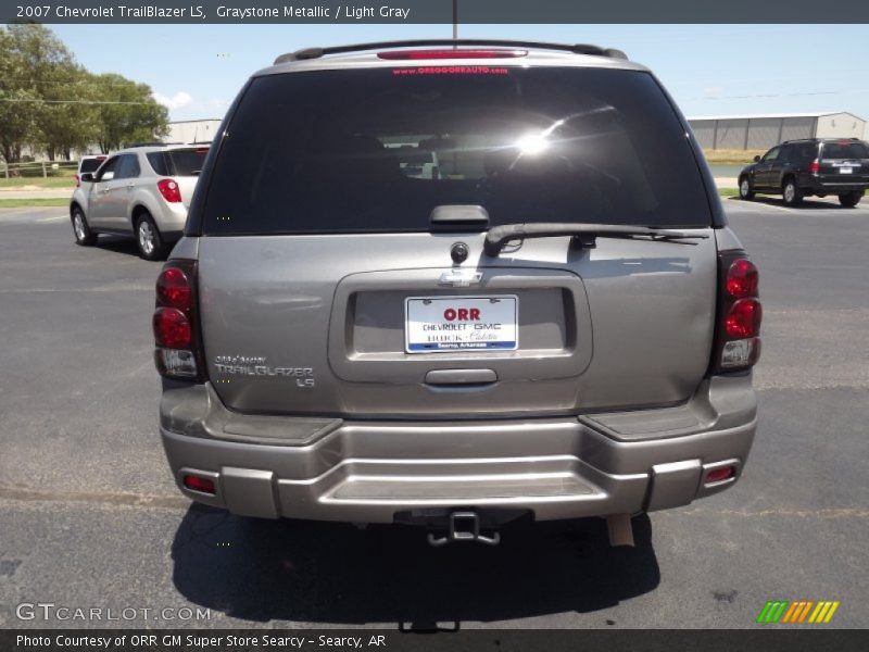Graystone Metallic / Light Gray 2007 Chevrolet TrailBlazer LS