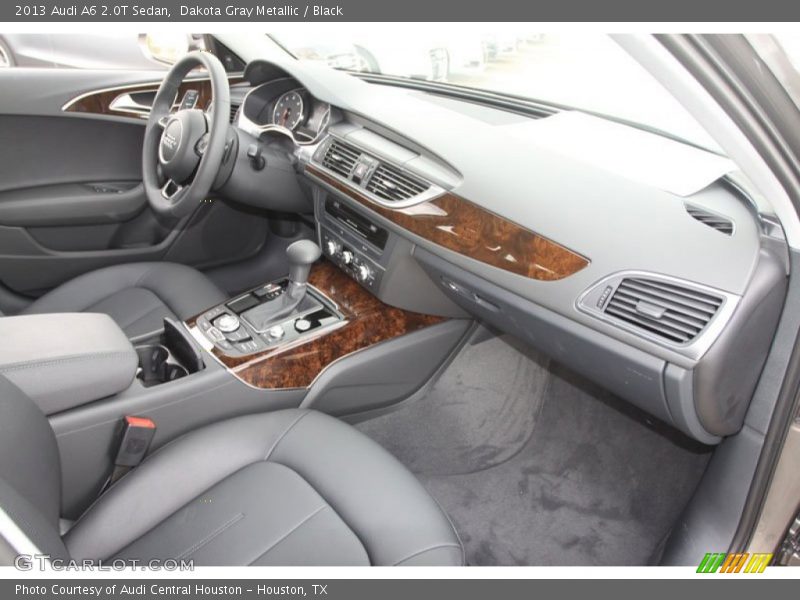 Dakota Gray Metallic / Black 2013 Audi A6 2.0T Sedan