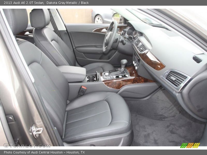 Dakota Gray Metallic / Black 2013 Audi A6 2.0T Sedan