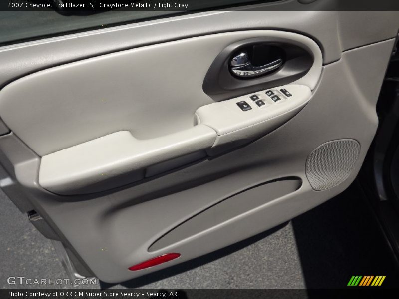 Graystone Metallic / Light Gray 2007 Chevrolet TrailBlazer LS