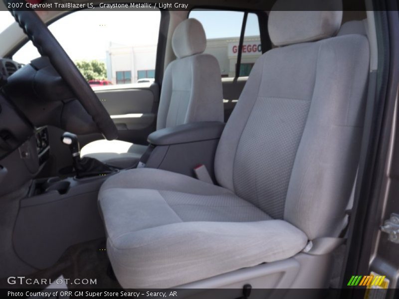 Graystone Metallic / Light Gray 2007 Chevrolet TrailBlazer LS