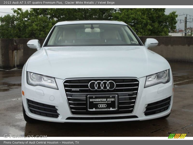 Glacier White Metallic / Velvet Beige 2013 Audi A7 3.0T quattro Premium Plus