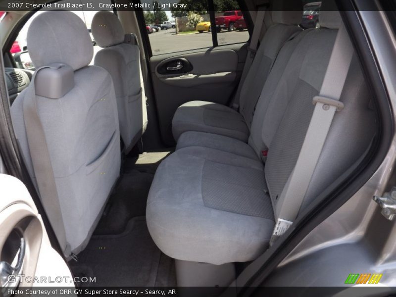 Graystone Metallic / Light Gray 2007 Chevrolet TrailBlazer LS