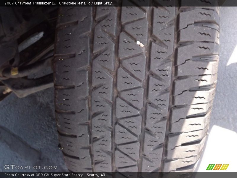 Graystone Metallic / Light Gray 2007 Chevrolet TrailBlazer LS
