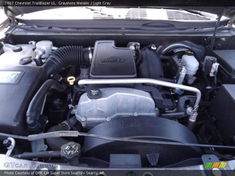 Graystone Metallic / Light Gray 2007 Chevrolet TrailBlazer LS