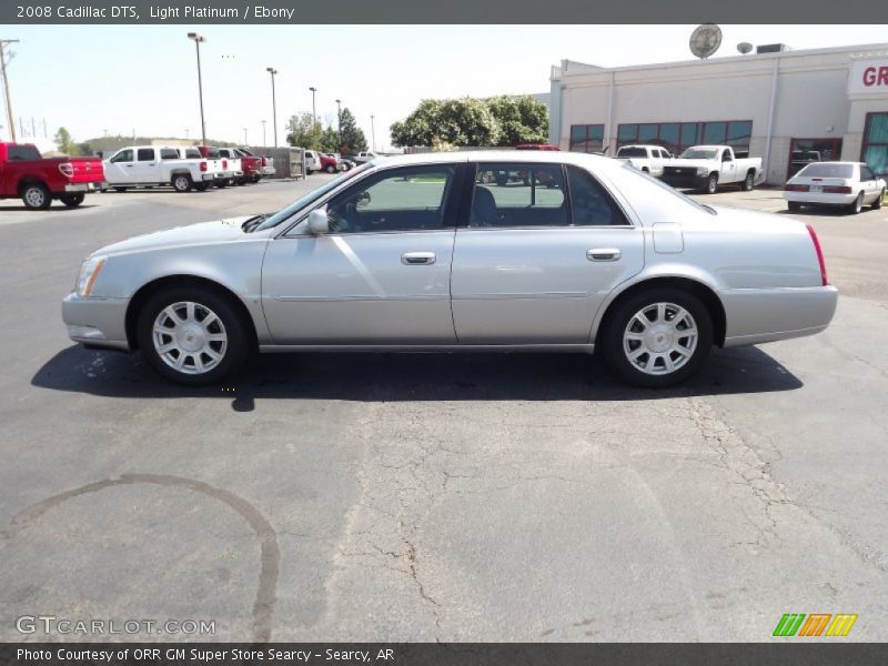 Light Platinum / Ebony 2008 Cadillac DTS