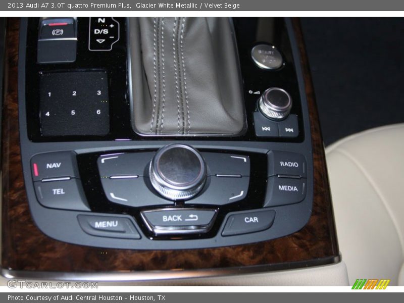 Glacier White Metallic / Velvet Beige 2013 Audi A7 3.0T quattro Premium Plus