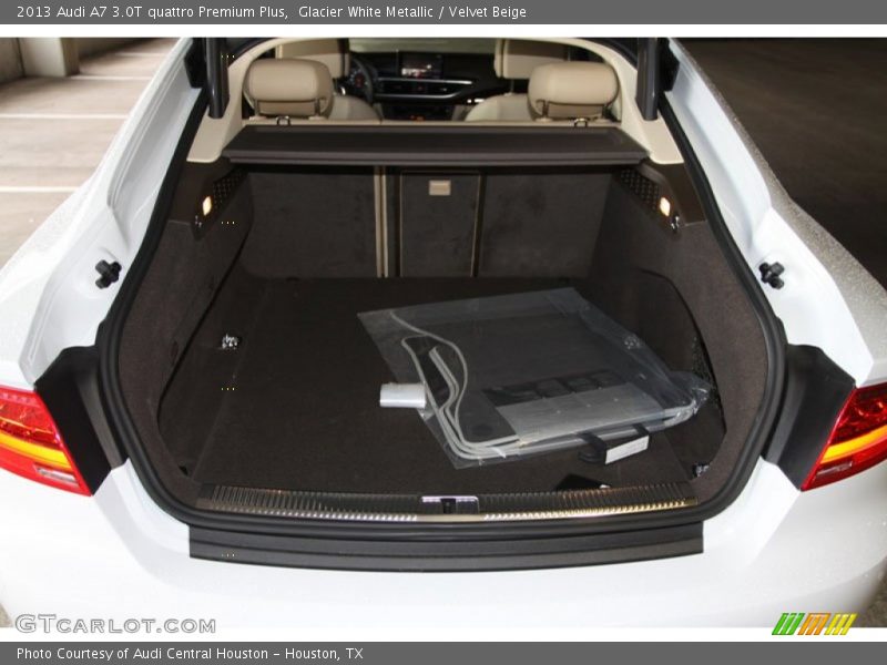 Glacier White Metallic / Velvet Beige 2013 Audi A7 3.0T quattro Premium Plus