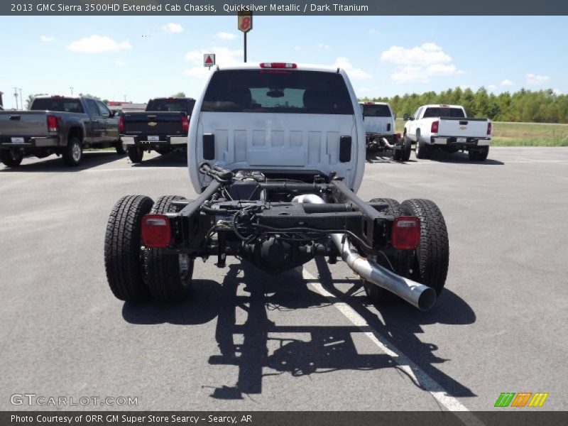 Quicksilver Metallic / Dark Titanium 2013 GMC Sierra 3500HD Extended Cab Chassis