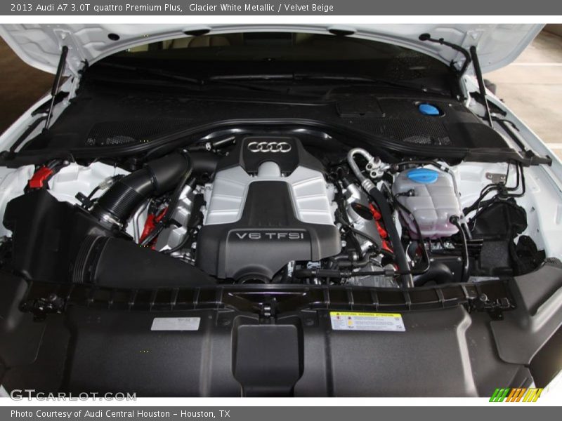 Glacier White Metallic / Velvet Beige 2013 Audi A7 3.0T quattro Premium Plus