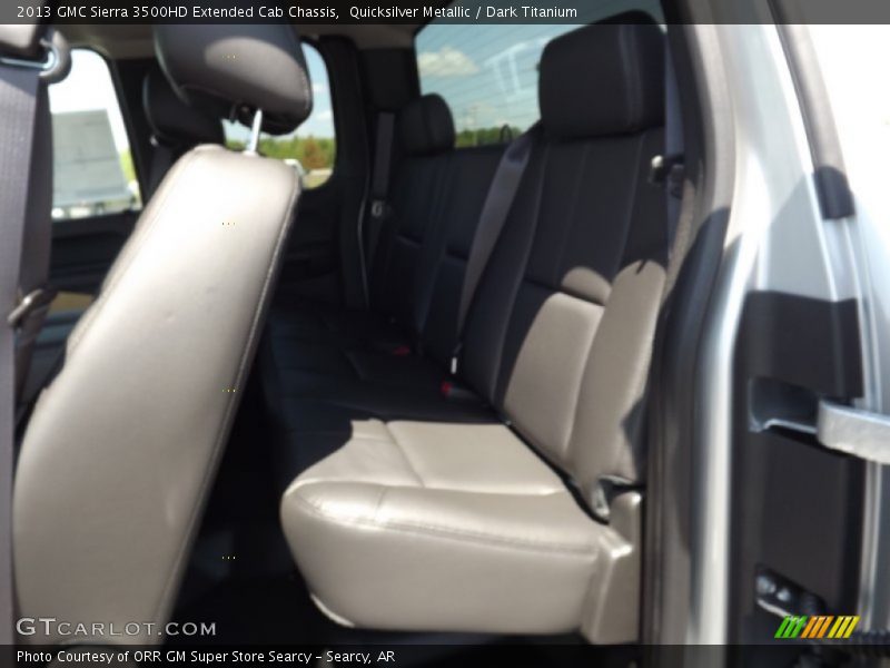 Quicksilver Metallic / Dark Titanium 2013 GMC Sierra 3500HD Extended Cab Chassis