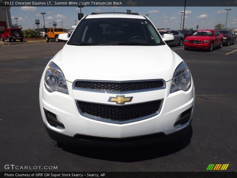 Summit White / Light Titanium/Jet Black 2012 Chevrolet Equinox LT