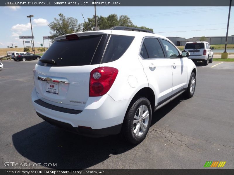 Summit White / Light Titanium/Jet Black 2012 Chevrolet Equinox LT