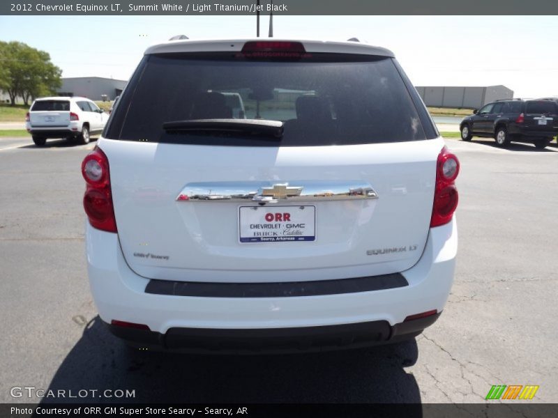 Summit White / Light Titanium/Jet Black 2012 Chevrolet Equinox LT