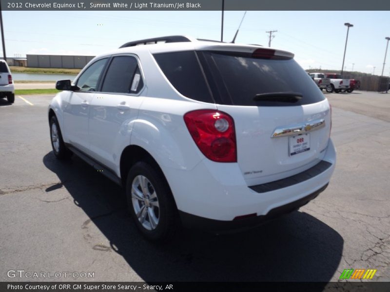 Summit White / Light Titanium/Jet Black 2012 Chevrolet Equinox LT