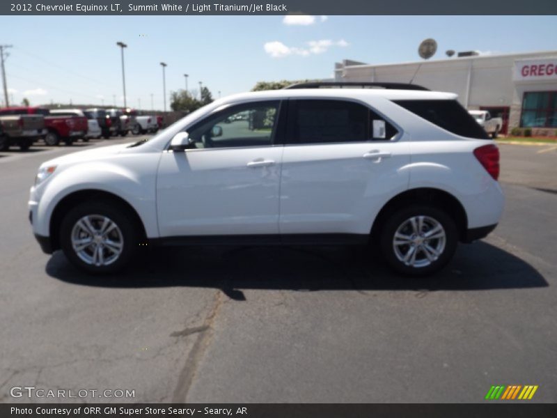 Summit White / Light Titanium/Jet Black 2012 Chevrolet Equinox LT