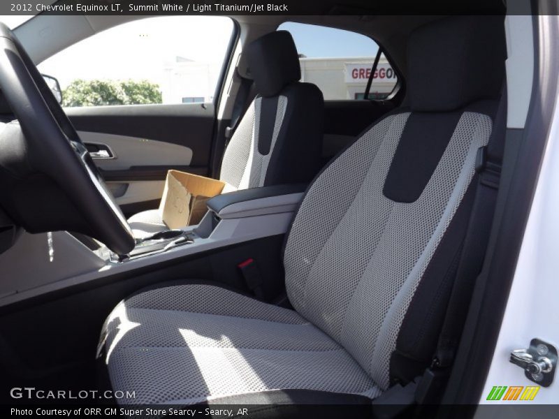 Summit White / Light Titanium/Jet Black 2012 Chevrolet Equinox LT