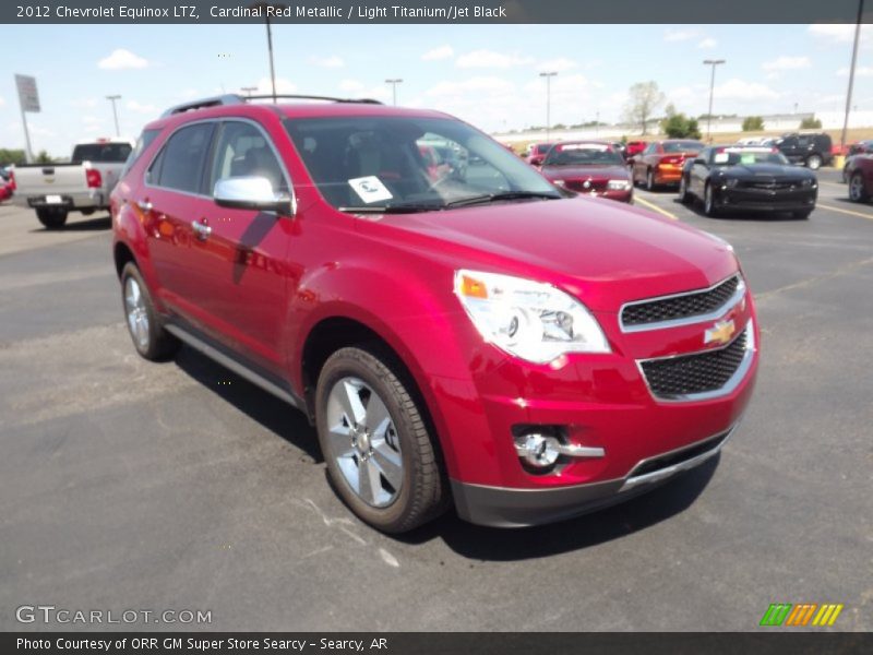 Cardinal Red Metallic / Light Titanium/Jet Black 2012 Chevrolet Equinox LTZ