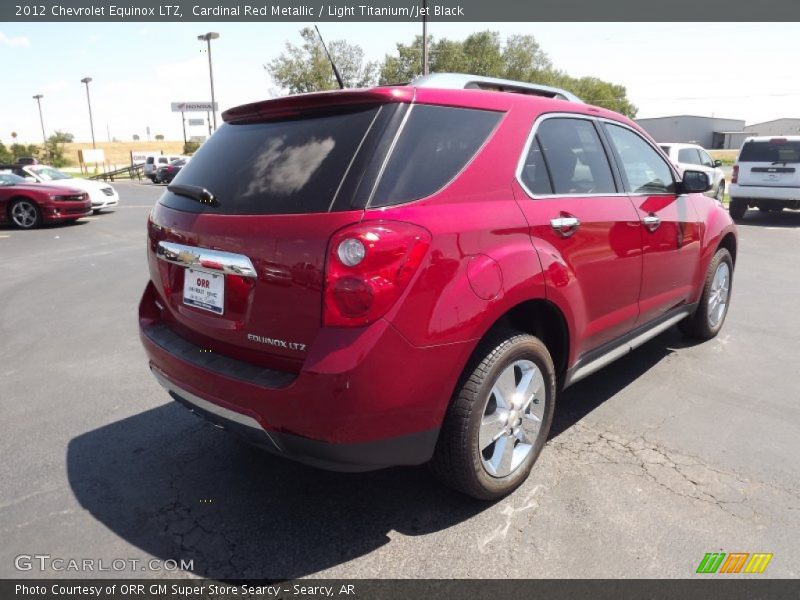 Cardinal Red Metallic / Light Titanium/Jet Black 2012 Chevrolet Equinox LTZ