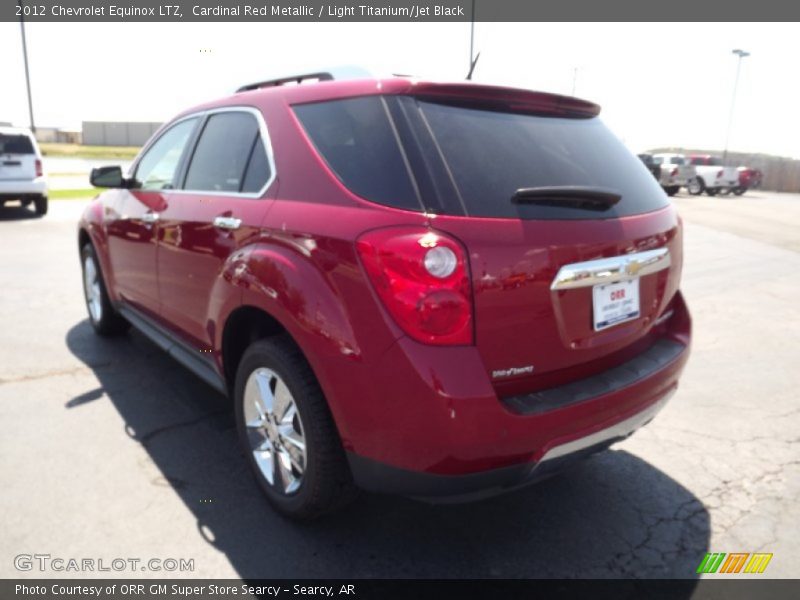 Cardinal Red Metallic / Light Titanium/Jet Black 2012 Chevrolet Equinox LTZ