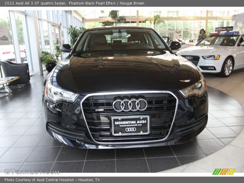 Phantom Black Pearl Effect / Nougat Brown 2013 Audi A6 3.0T quattro Sedan
