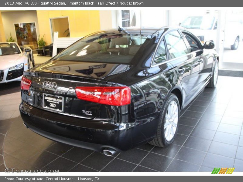 Phantom Black Pearl Effect / Nougat Brown 2013 Audi A6 3.0T quattro Sedan