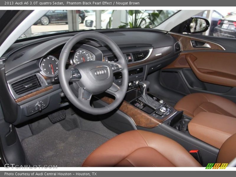 Nougat Brown Interior - 2013 A6 3.0T quattro Sedan 