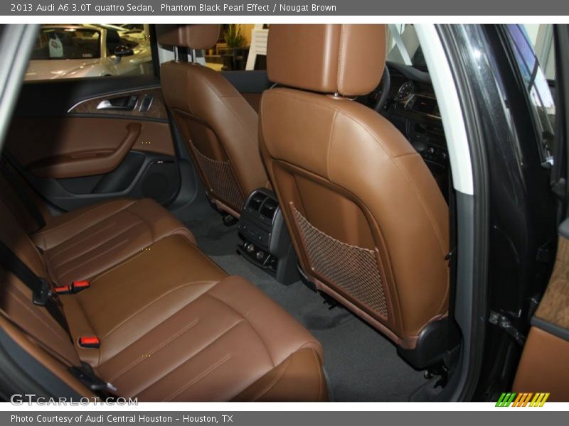 Phantom Black Pearl Effect / Nougat Brown 2013 Audi A6 3.0T quattro Sedan