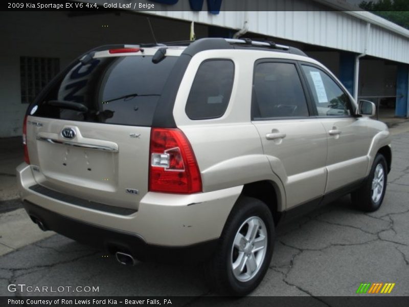  2009 Sportage EX V6 4x4 Gold Leaf