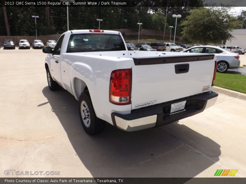 Summit White / Dark Titanium 2013 GMC Sierra 1500 Regular Cab