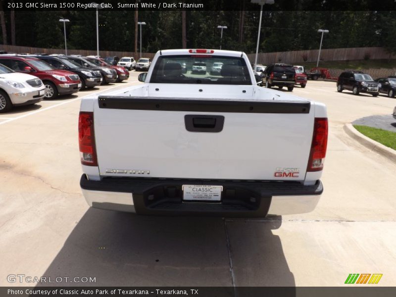 Summit White / Dark Titanium 2013 GMC Sierra 1500 Regular Cab