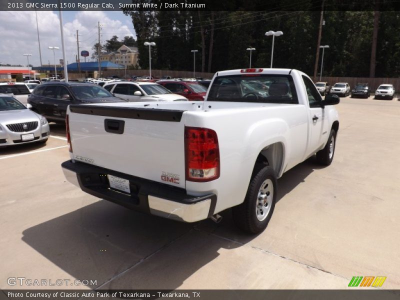 Summit White / Dark Titanium 2013 GMC Sierra 1500 Regular Cab