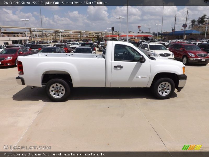 Summit White / Dark Titanium 2013 GMC Sierra 1500 Regular Cab